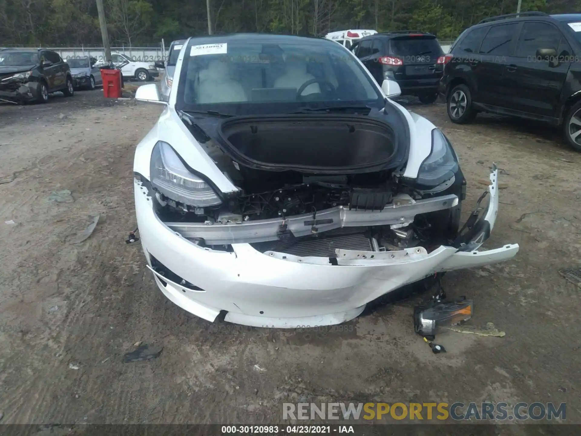 6 Photograph of a damaged car 5YJ3E1EA3LF509818 TESLA MODEL 3 2020