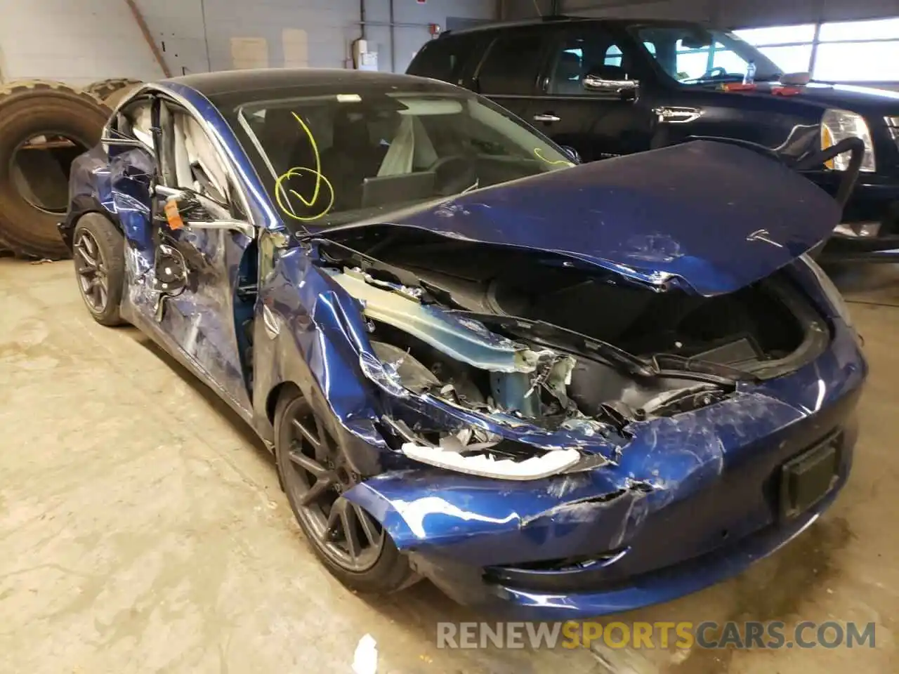 1 Photograph of a damaged car 5YJ3E1EA3LF590402 TESLA MODEL 3 2020