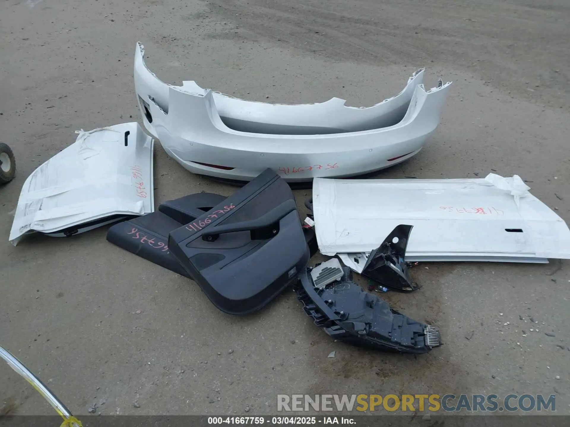 11 Photograph of a damaged car 5YJ3E1EA3LF597513 TESLA MODEL 3 2020