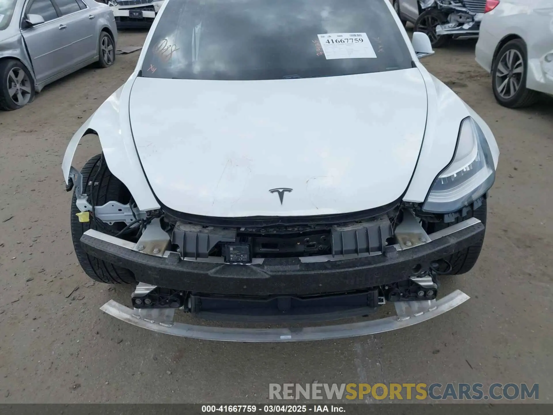 12 Photograph of a damaged car 5YJ3E1EA3LF597513 TESLA MODEL 3 2020