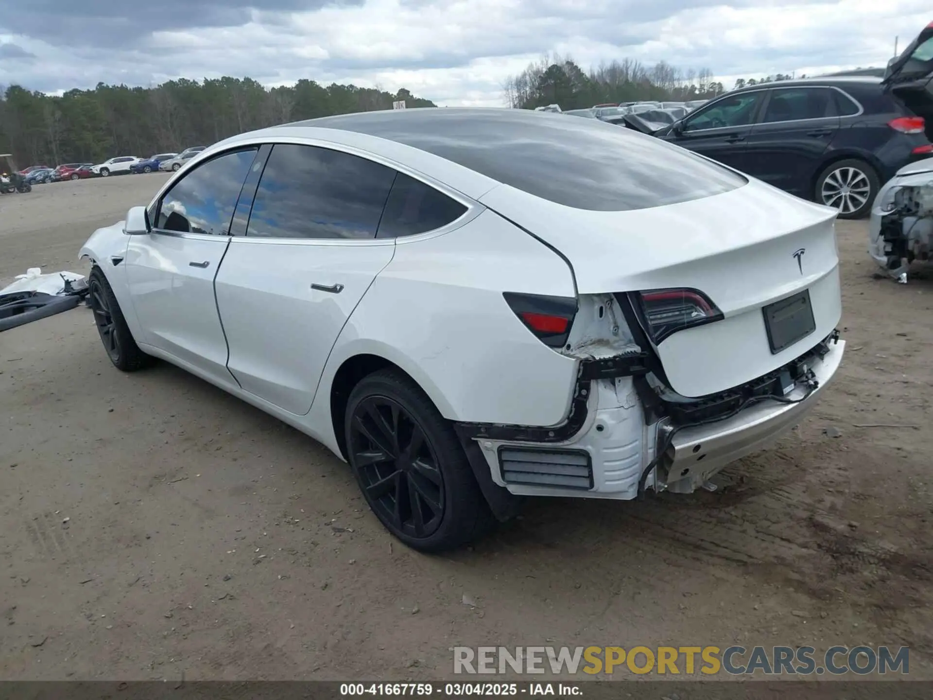 3 Photograph of a damaged car 5YJ3E1EA3LF597513 TESLA MODEL 3 2020