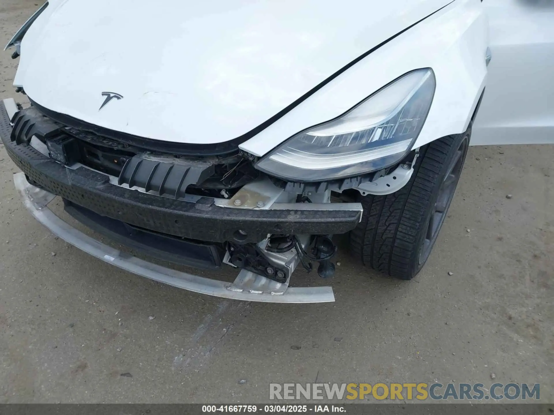 6 Photograph of a damaged car 5YJ3E1EA3LF597513 TESLA MODEL 3 2020