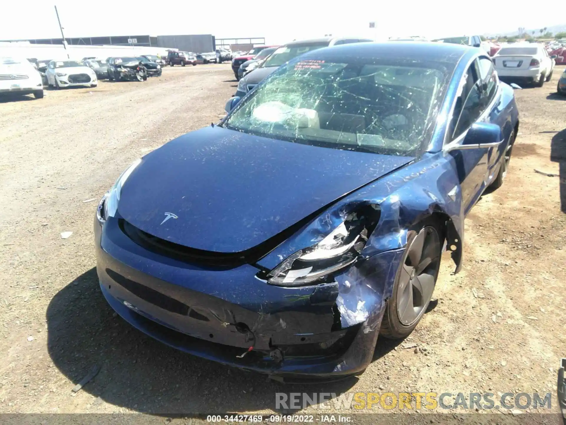 6 Photograph of a damaged car 5YJ3E1EA3LF598211 TESLA MODEL 3 2020