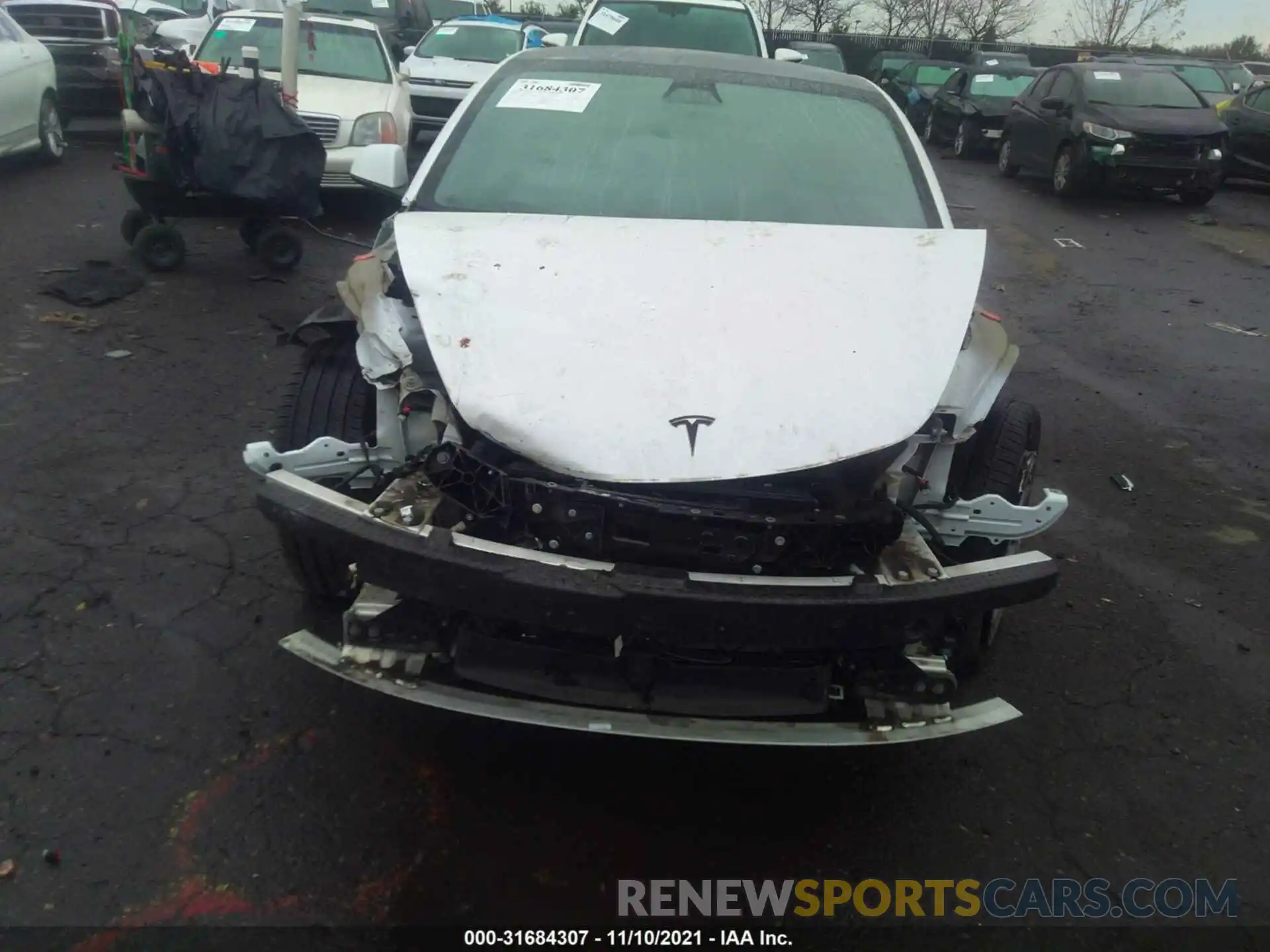 6 Photograph of a damaged car 5YJ3E1EA3LF599164 TESLA MODEL 3 2020