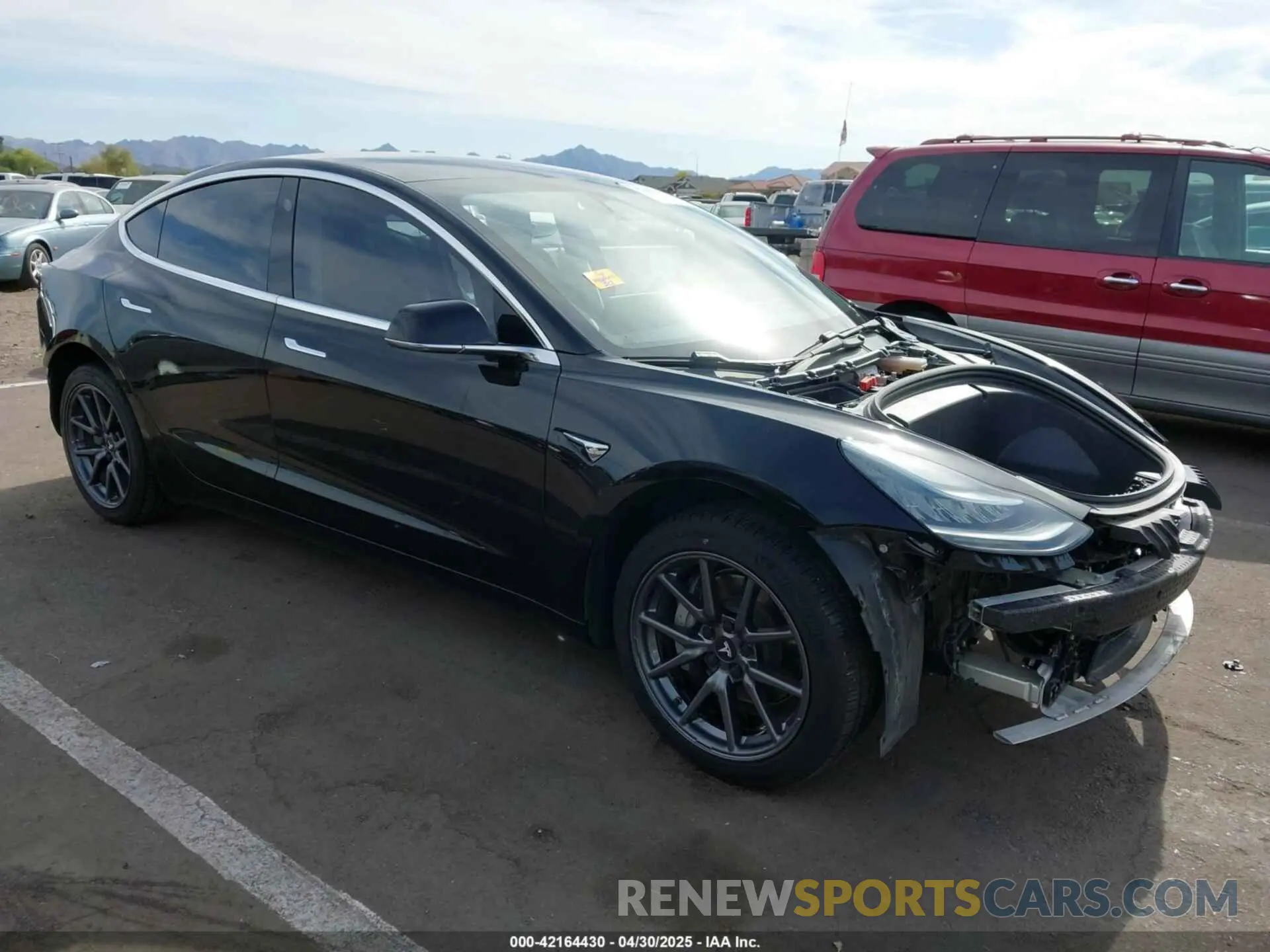 1 Photograph of a damaged car 5YJ3E1EA3LF606386 TESLA MODEL 3 2020