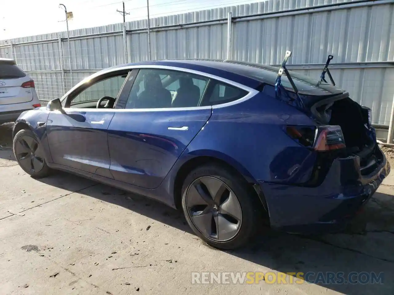 2 Photograph of a damaged car 5YJ3E1EA3LF612074 TESLA MODEL 3 2020