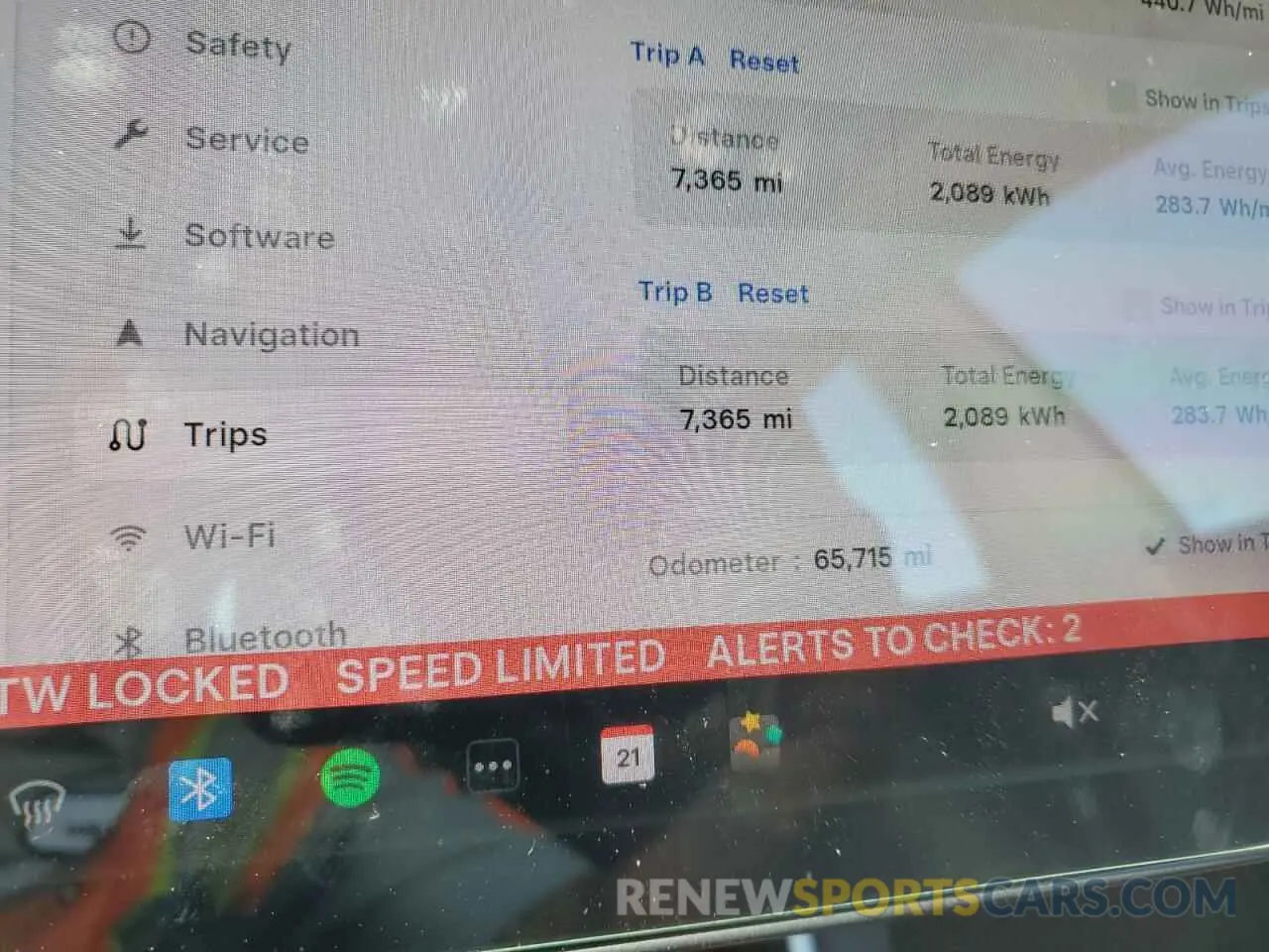 9 Photograph of a damaged car 5YJ3E1EA3LF612317 TESLA MODEL 3 2020