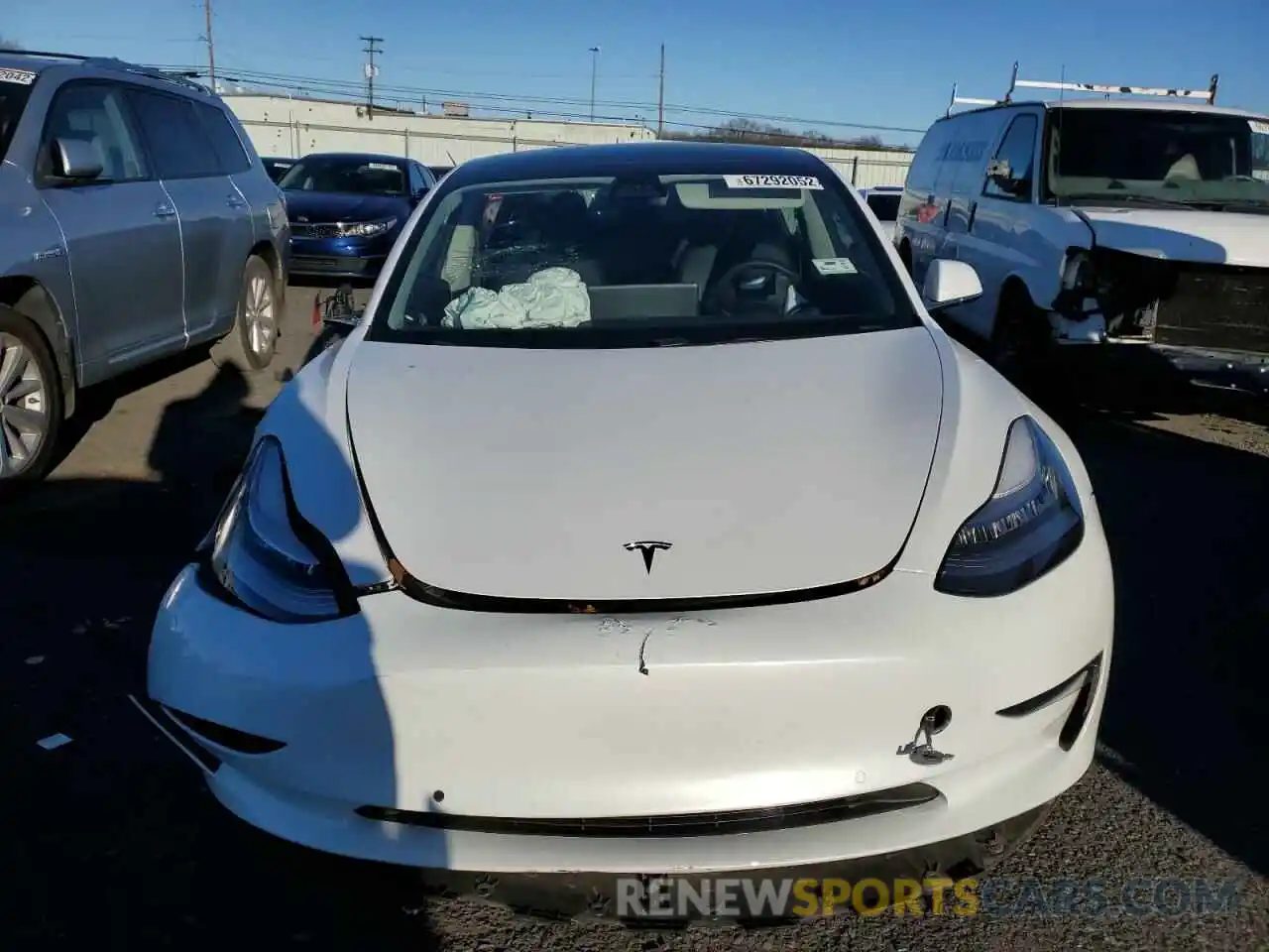 5 Photograph of a damaged car 5YJ3E1EA3LF612544 TESLA MODEL 3 2020