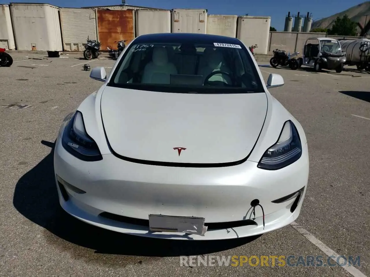 5 Photograph of a damaged car 5YJ3E1EA3LF615430 TESLA MODEL 3 2020