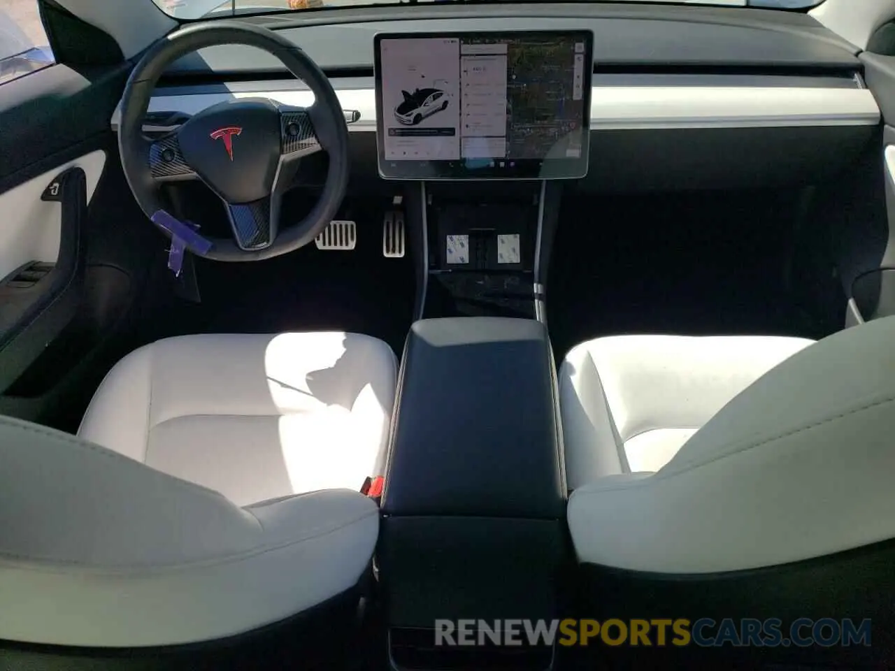 8 Photograph of a damaged car 5YJ3E1EA3LF615430 TESLA MODEL 3 2020