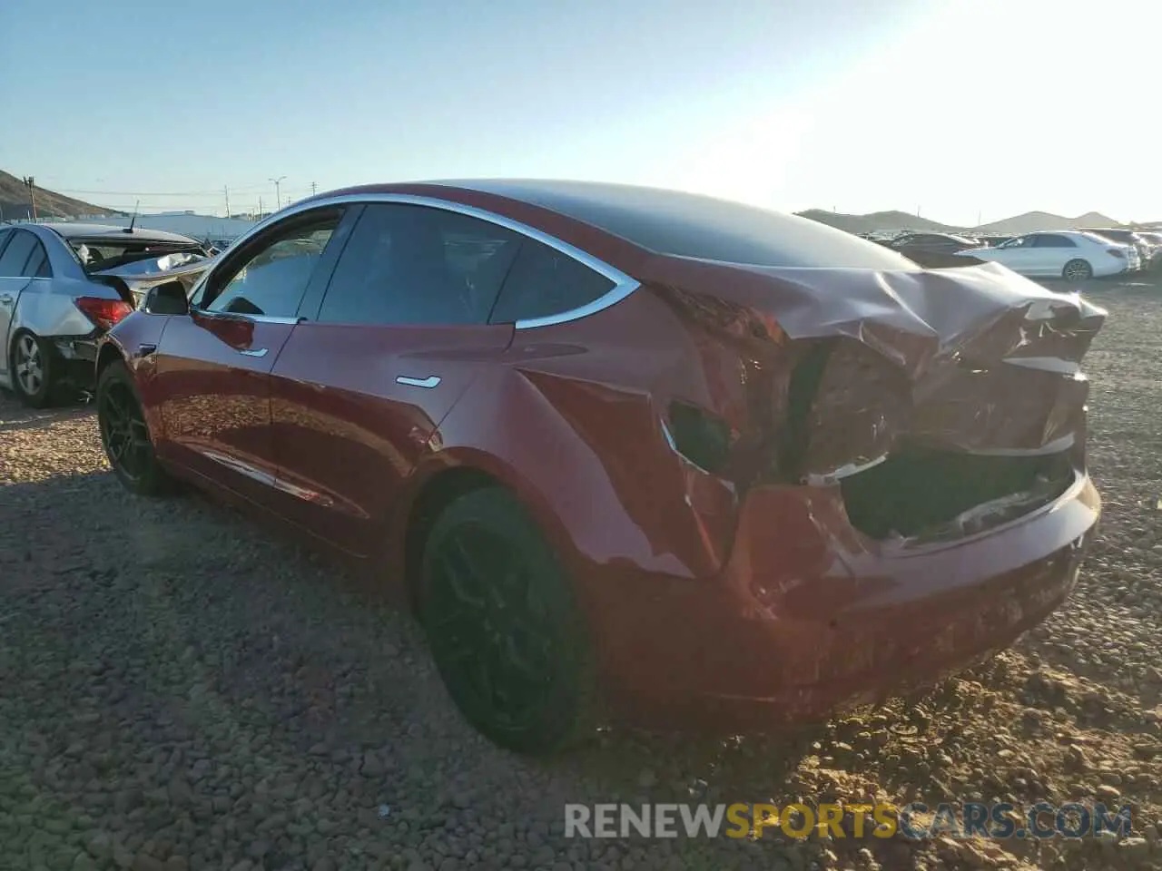 2 Photograph of a damaged car 5YJ3E1EA3LF630820 TESLA MODEL 3 2020