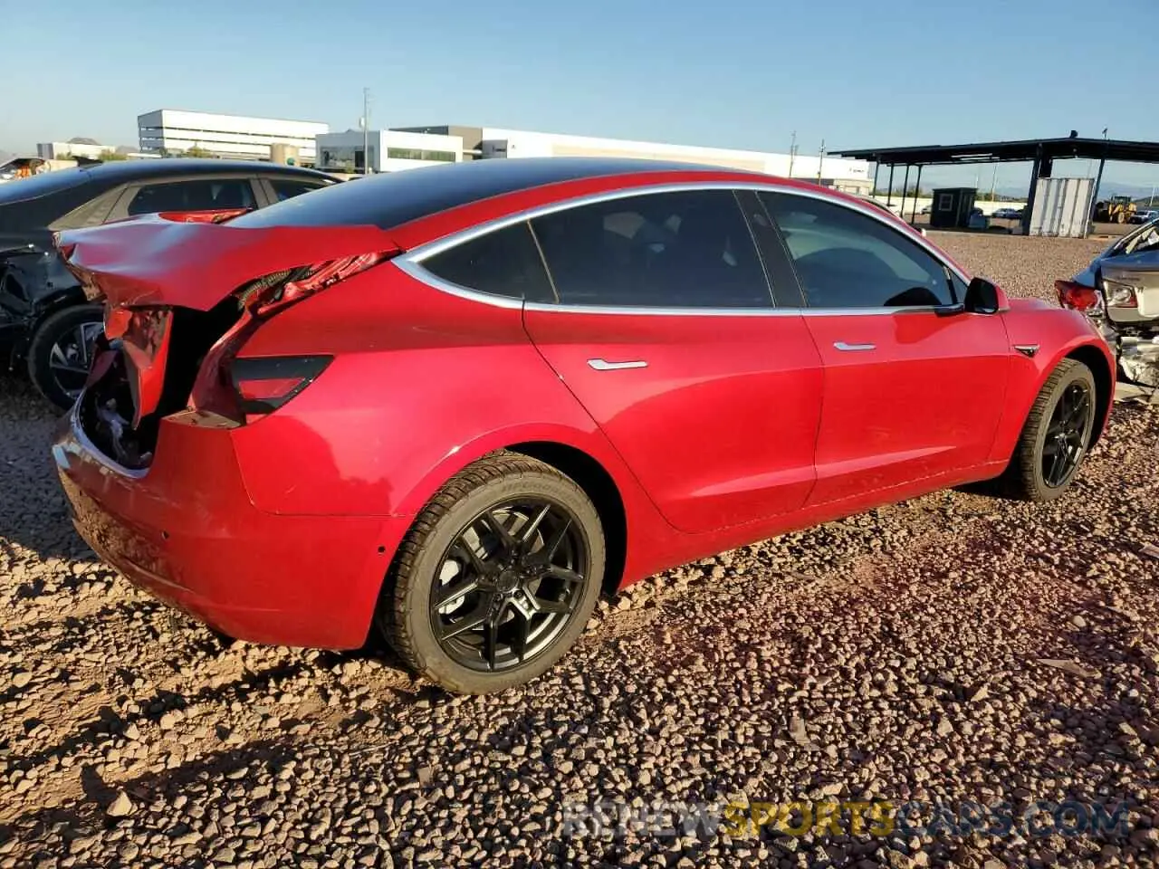 3 Photograph of a damaged car 5YJ3E1EA3LF630820 TESLA MODEL 3 2020