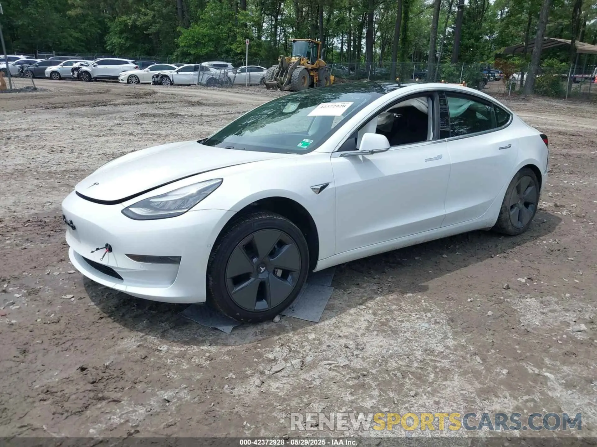2 Photograph of a damaged car 5YJ3E1EA3LF632082 TESLA MODEL 3 2020