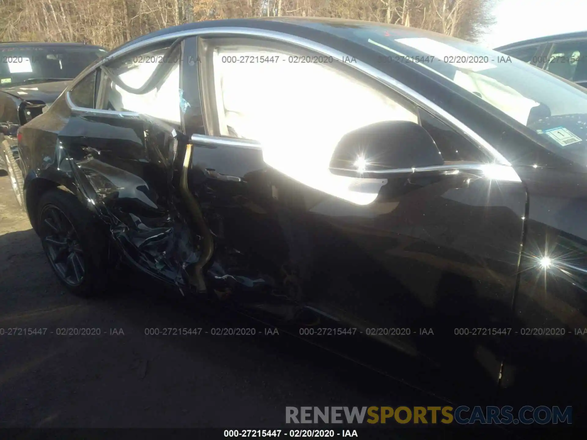 6 Photograph of a damaged car 5YJ3E1EA3LF633684 TESLA MODEL 3 2020