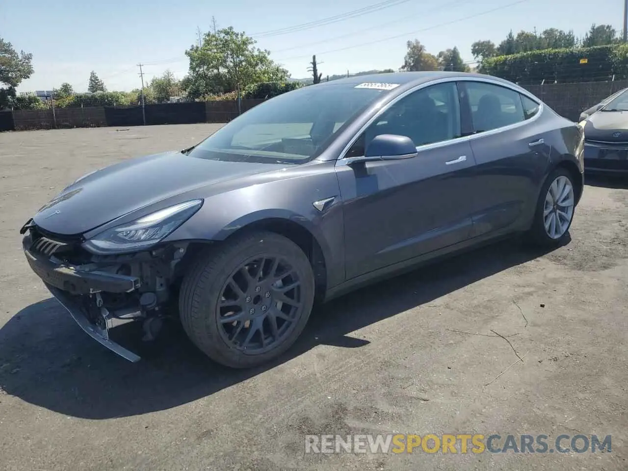 1 Photograph of a damaged car 5YJ3E1EA3LF645690 TESLA MODEL 3 2020