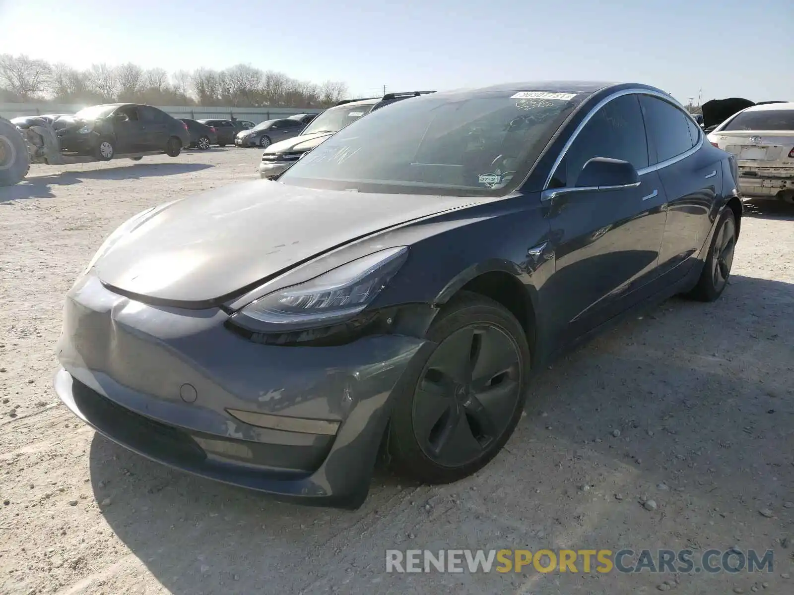 2 Photograph of a damaged car 5YJ3E1EA3LF658228 TESLA MODEL 3 2020