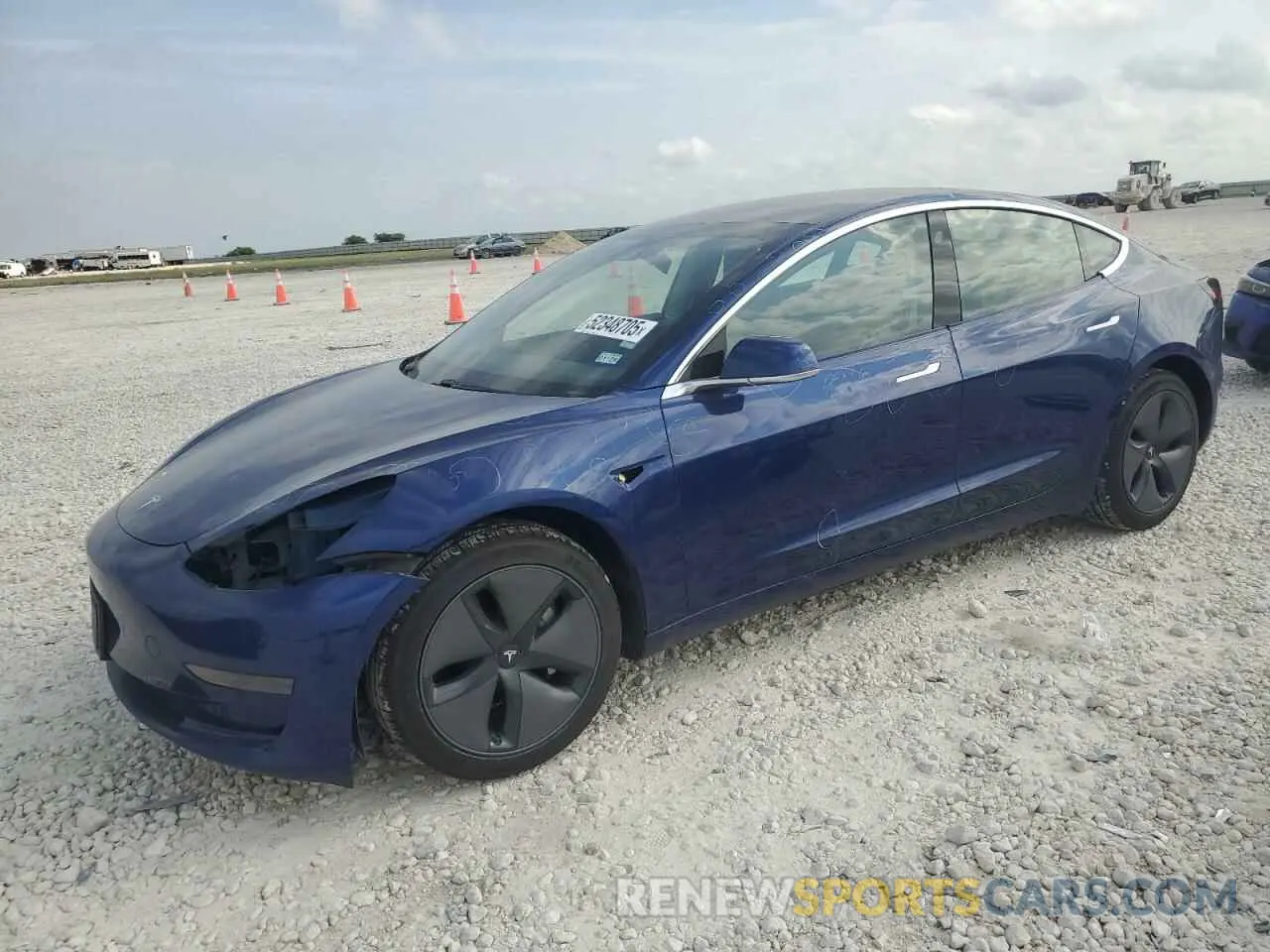1 Photograph of a damaged car 5YJ3E1EA3LF658472 TESLA MODEL 3 2020