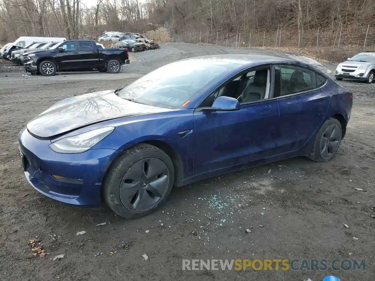 1 Photograph of a damaged car 5YJ3E1EA3LF658505 TESLA MODEL 3 2020