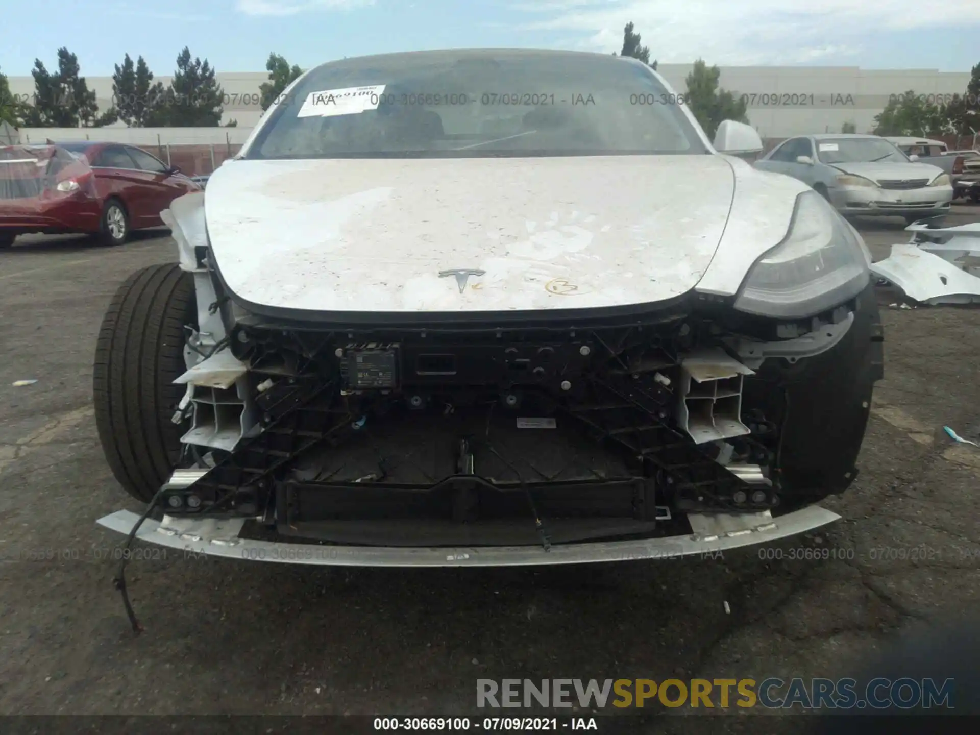 6 Photograph of a damaged car 5YJ3E1EA3LF659363 TESLA MODEL 3 2020