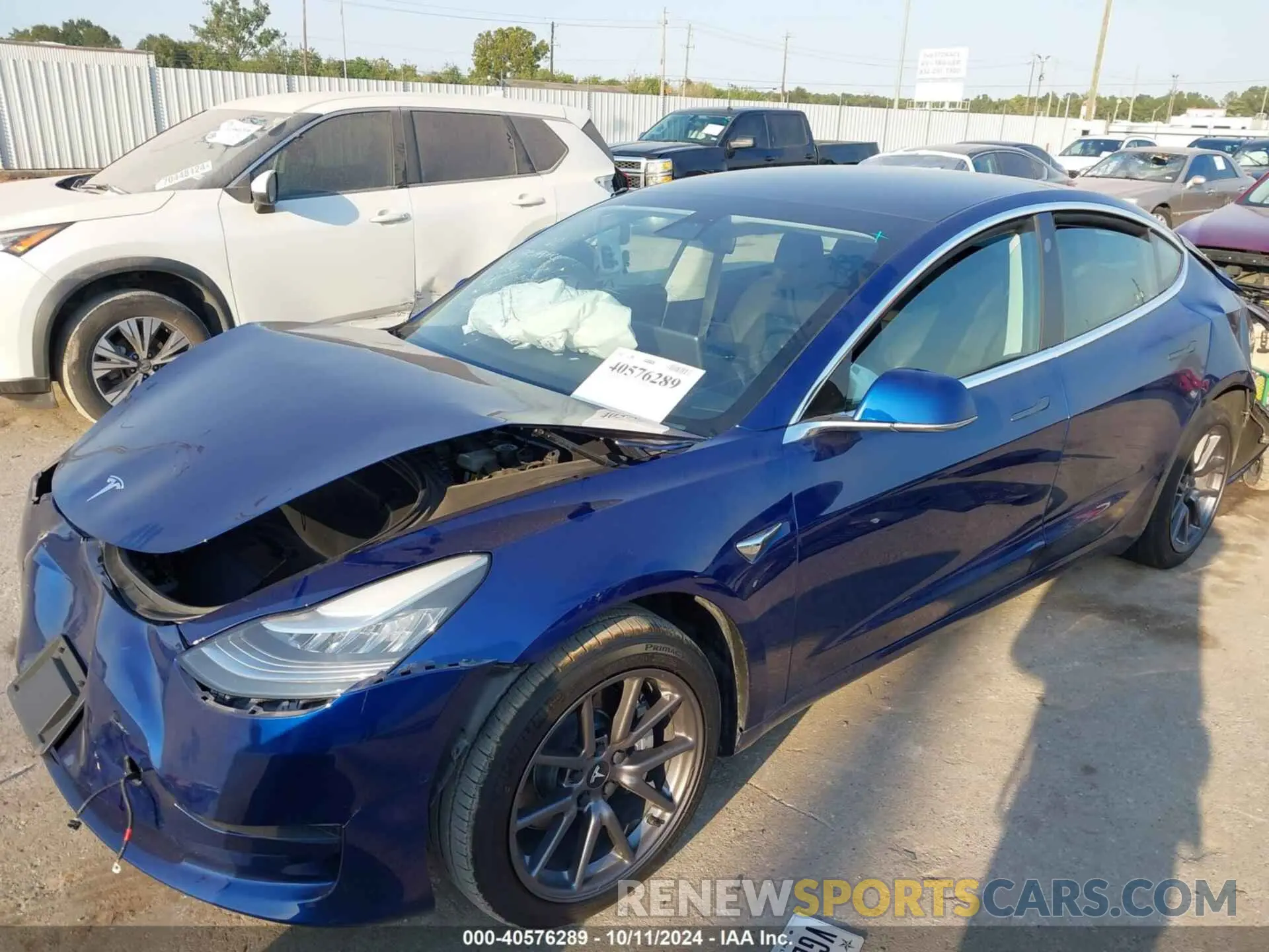 2 Photograph of a damaged car 5YJ3E1EA3LF659590 TESLA MODEL 3 2020