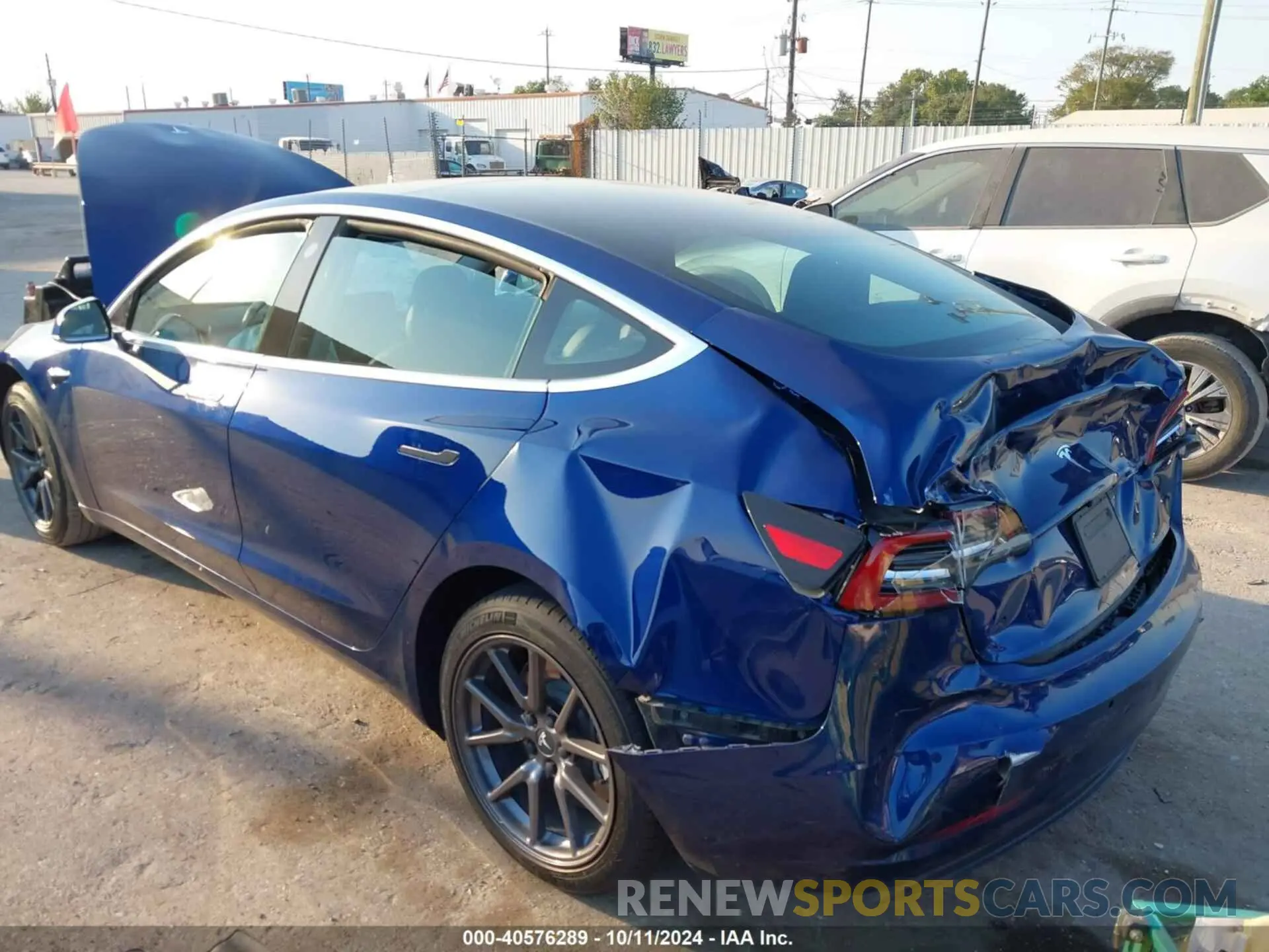 3 Photograph of a damaged car 5YJ3E1EA3LF659590 TESLA MODEL 3 2020