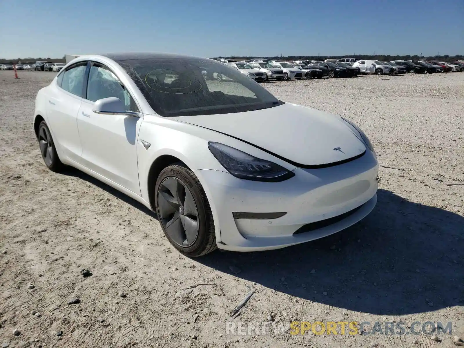 1 Photograph of a damaged car 5YJ3E1EA3LF660478 TESLA MODEL 3 2020