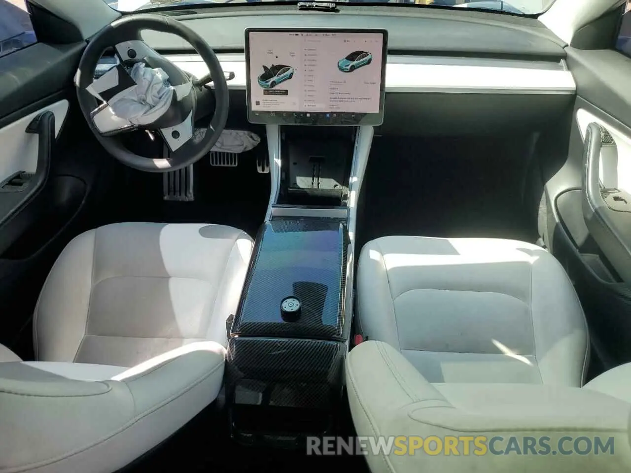 8 Photograph of a damaged car 5YJ3E1EA3LF703717 TESLA MODEL 3 2020