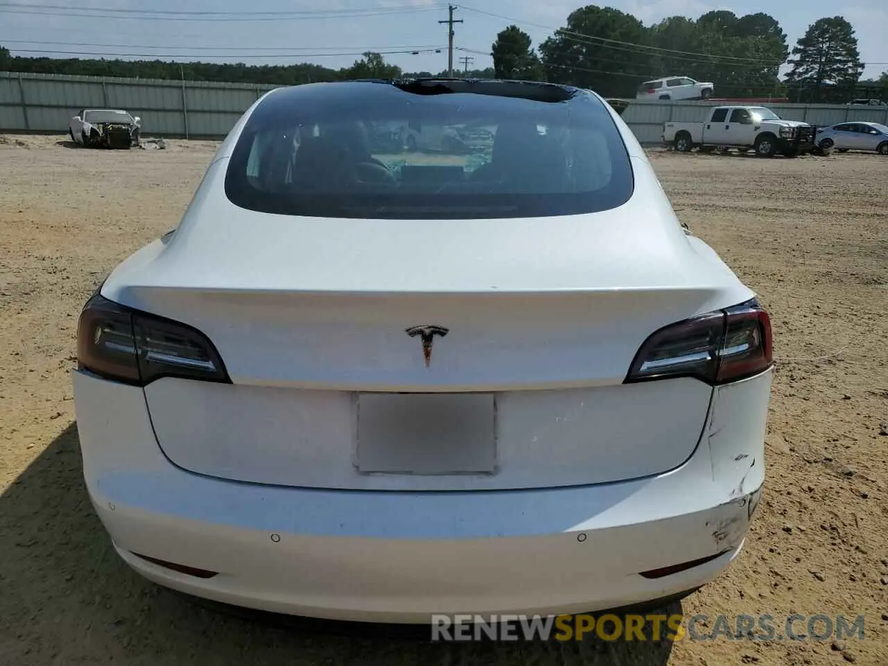 6 Photograph of a damaged car 5YJ3E1EA3LF706374 TESLA MODEL 3 2020