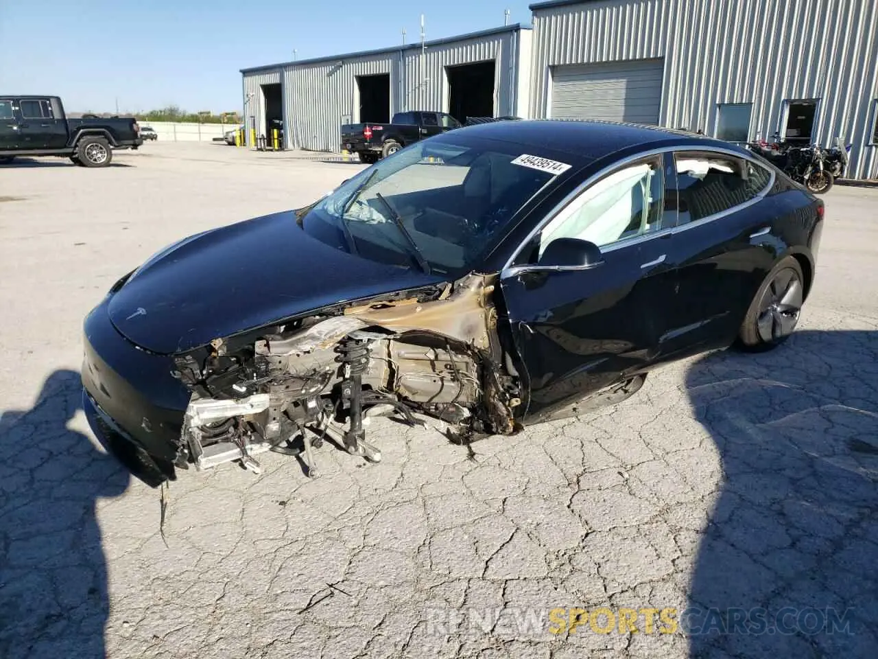 1 Photograph of a damaged car 5YJ3E1EA3LF736491 TESLA MODEL 3 2020