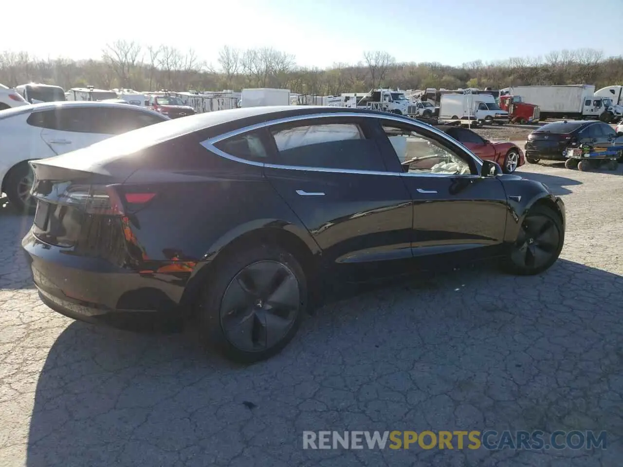 3 Photograph of a damaged car 5YJ3E1EA3LF736491 TESLA MODEL 3 2020