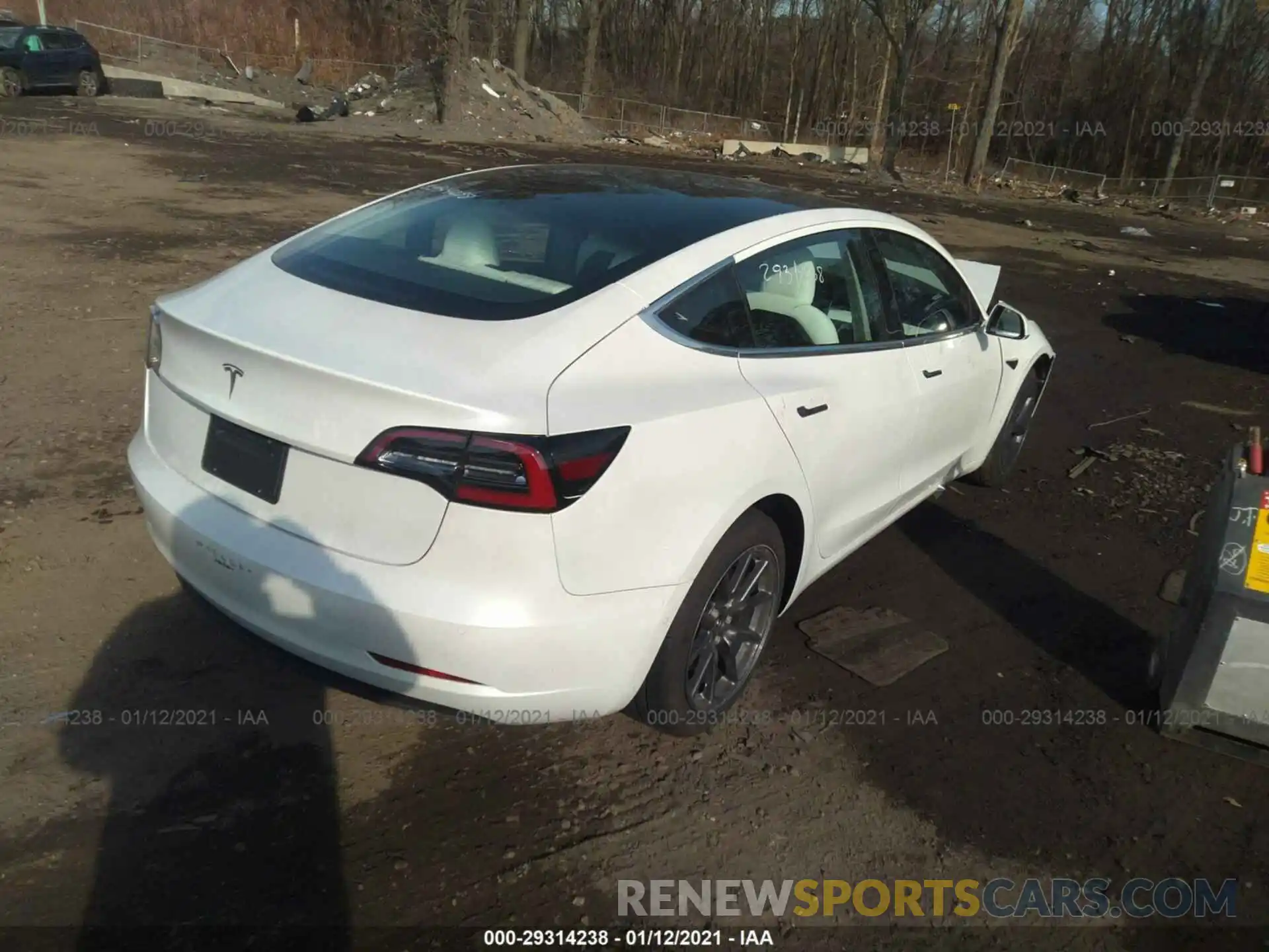 4 Photograph of a damaged car 5YJ3E1EA3LF738189 TESLA MODEL 3 2020