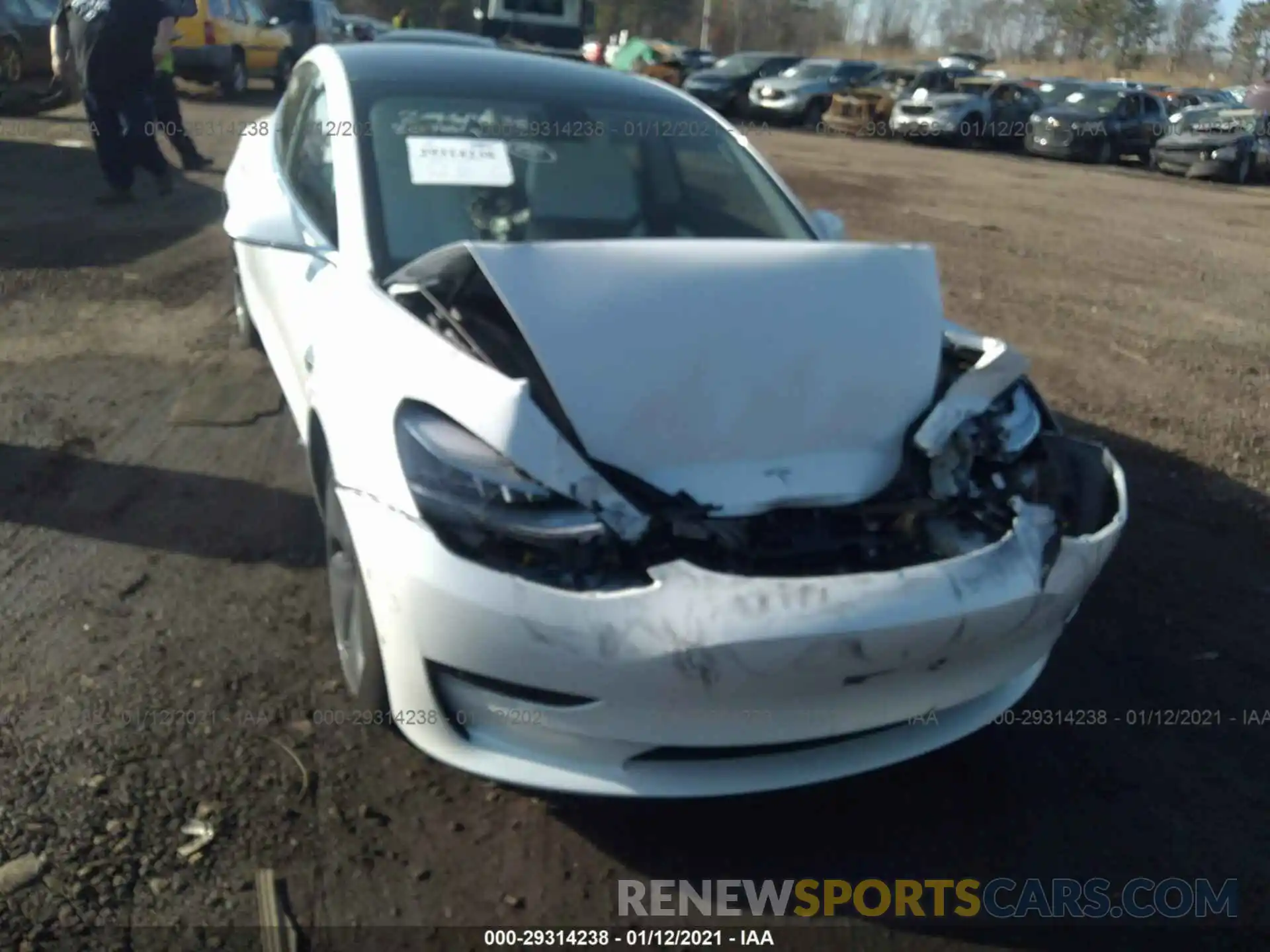 6 Photograph of a damaged car 5YJ3E1EA3LF738189 TESLA MODEL 3 2020