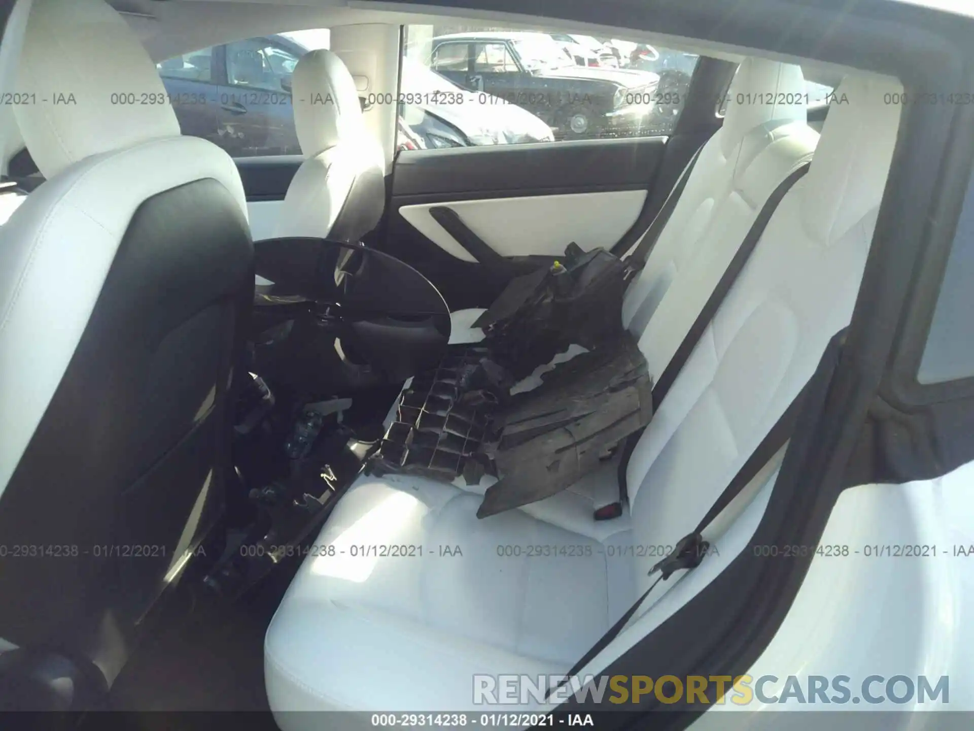 8 Photograph of a damaged car 5YJ3E1EA3LF738189 TESLA MODEL 3 2020