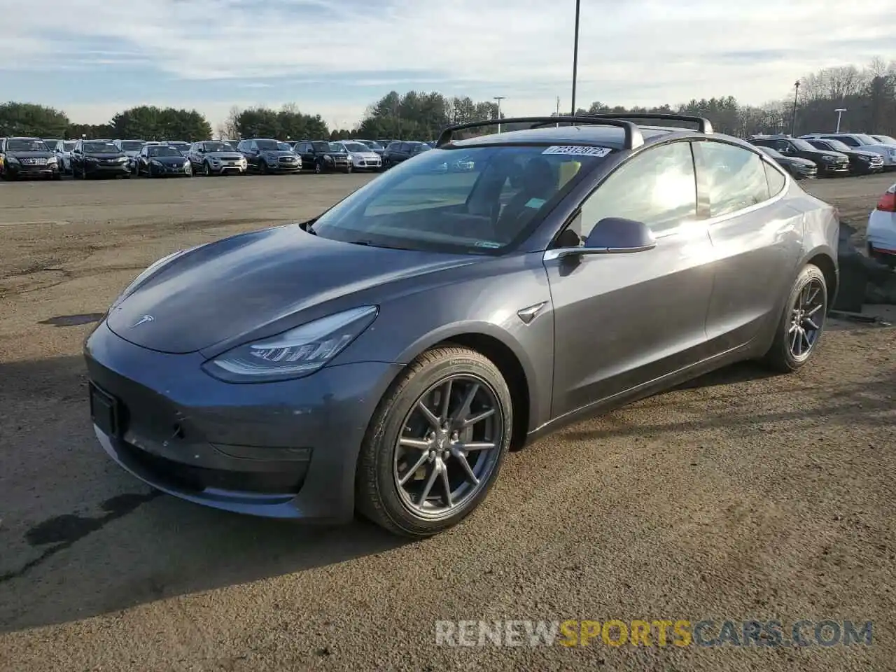 1 Photograph of a damaged car 5YJ3E1EA3LF739309 TESLA MODEL 3 2020