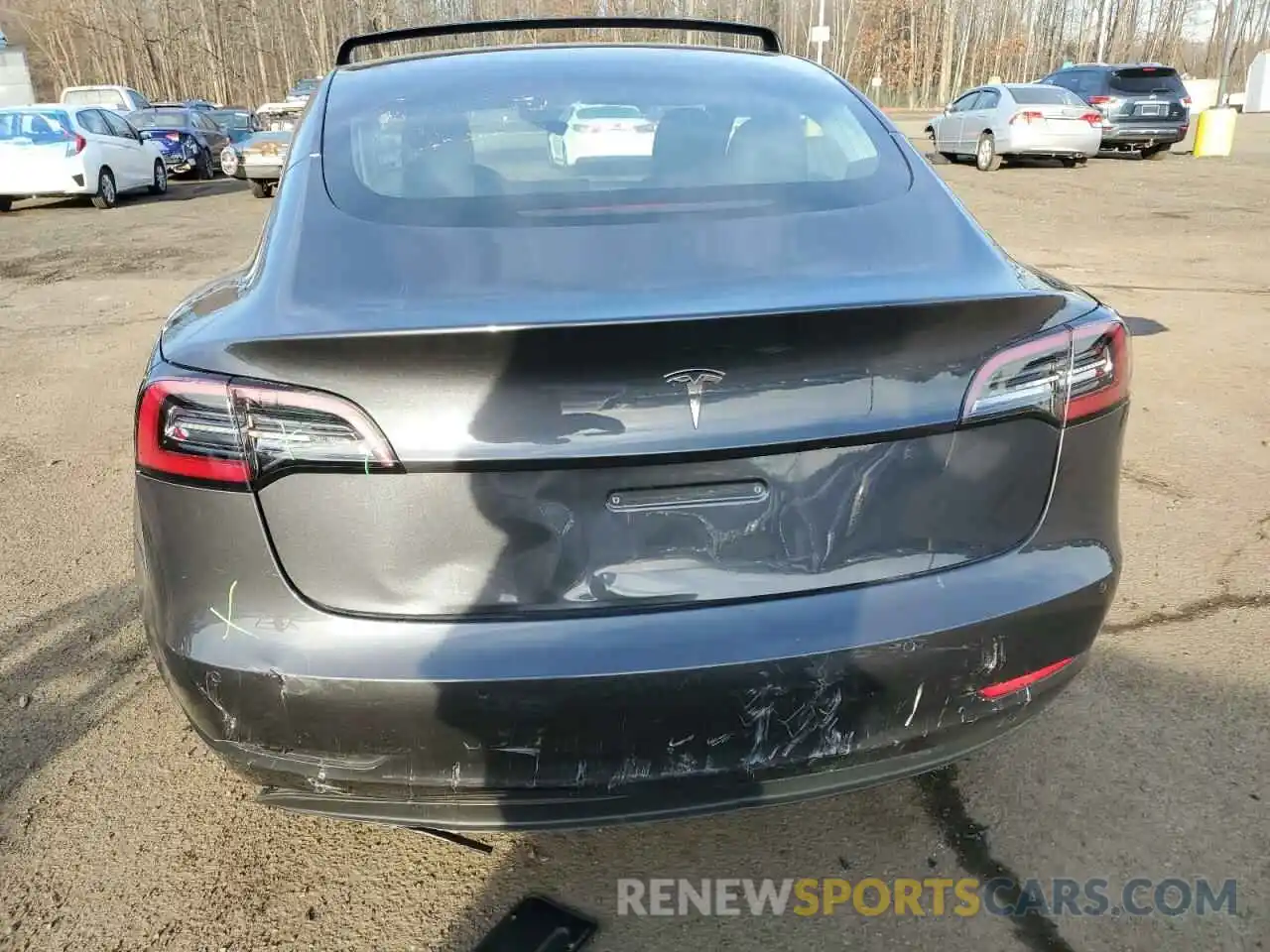 6 Photograph of a damaged car 5YJ3E1EA3LF739309 TESLA MODEL 3 2020