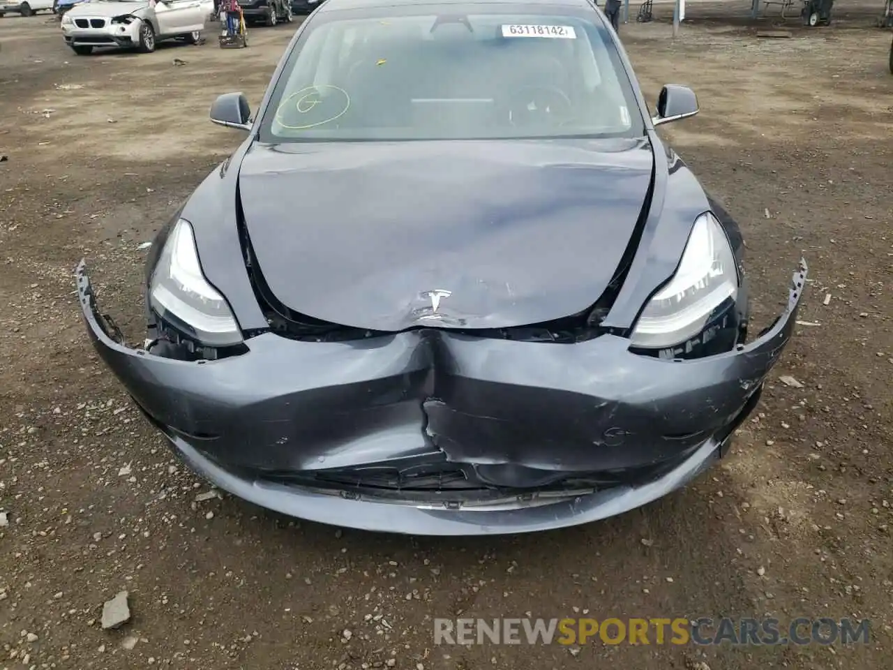 9 Photograph of a damaged car 5YJ3E1EA3LF739374 TESLA MODEL 3 2020