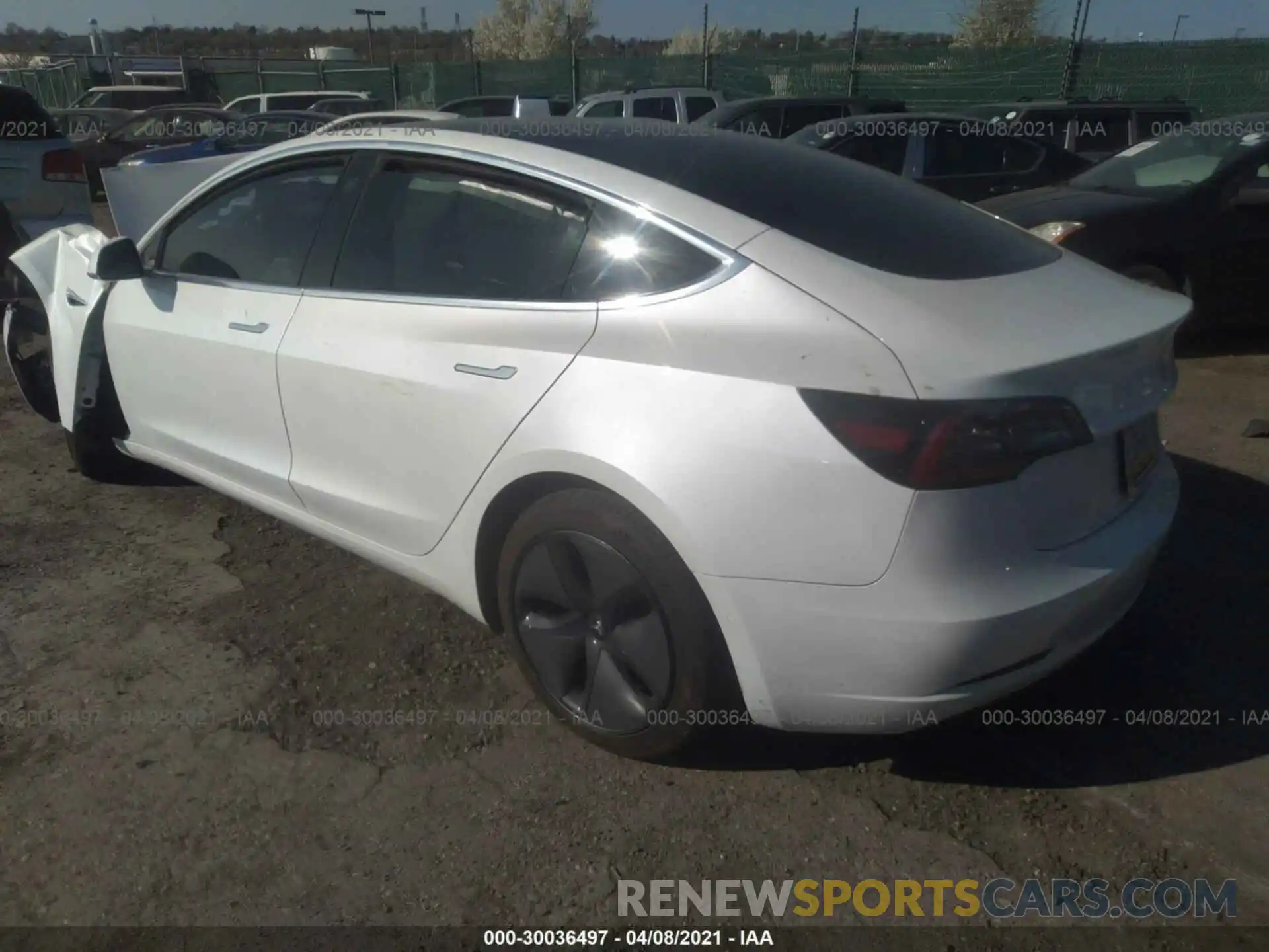 3 Photograph of a damaged car 5YJ3E1EA3LF742971 TESLA MODEL 3 2020