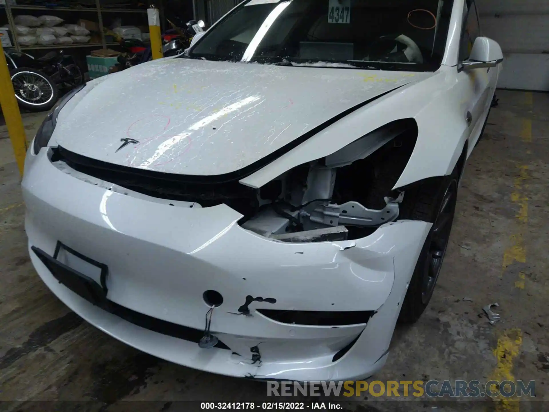 6 Photograph of a damaged car 5YJ3E1EA3LF747149 TESLA MODEL 3 2020