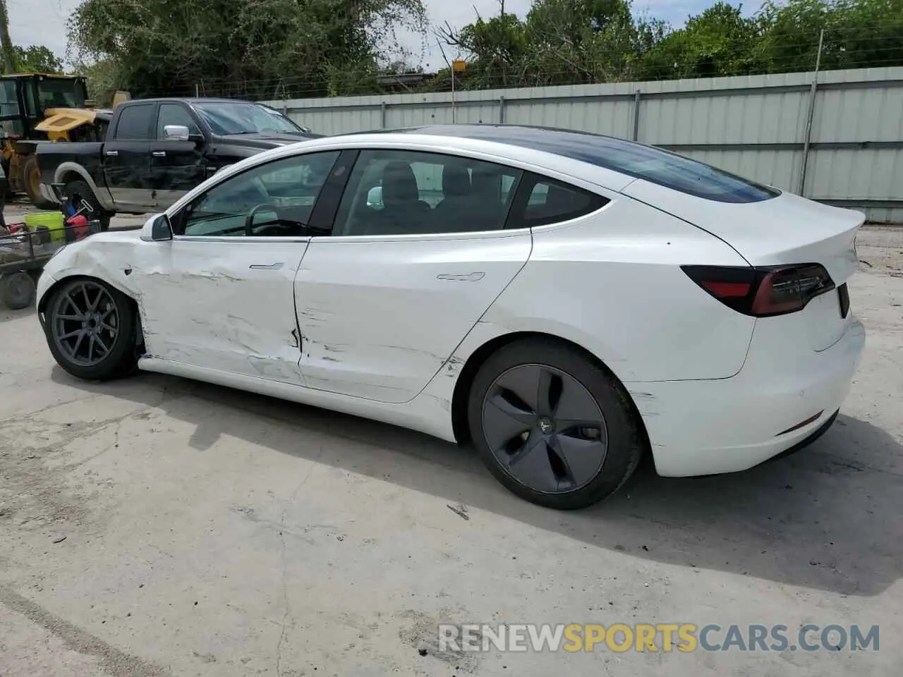 2 Photograph of a damaged car 5YJ3E1EA3LF783682 TESLA MODEL 3 2020