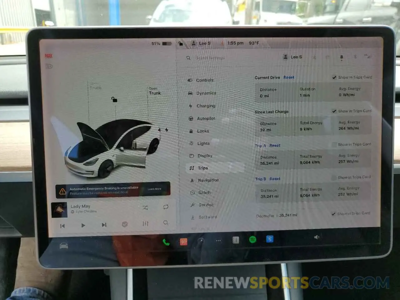 9 Photograph of a damaged car 5YJ3E1EA3LF783682 TESLA MODEL 3 2020