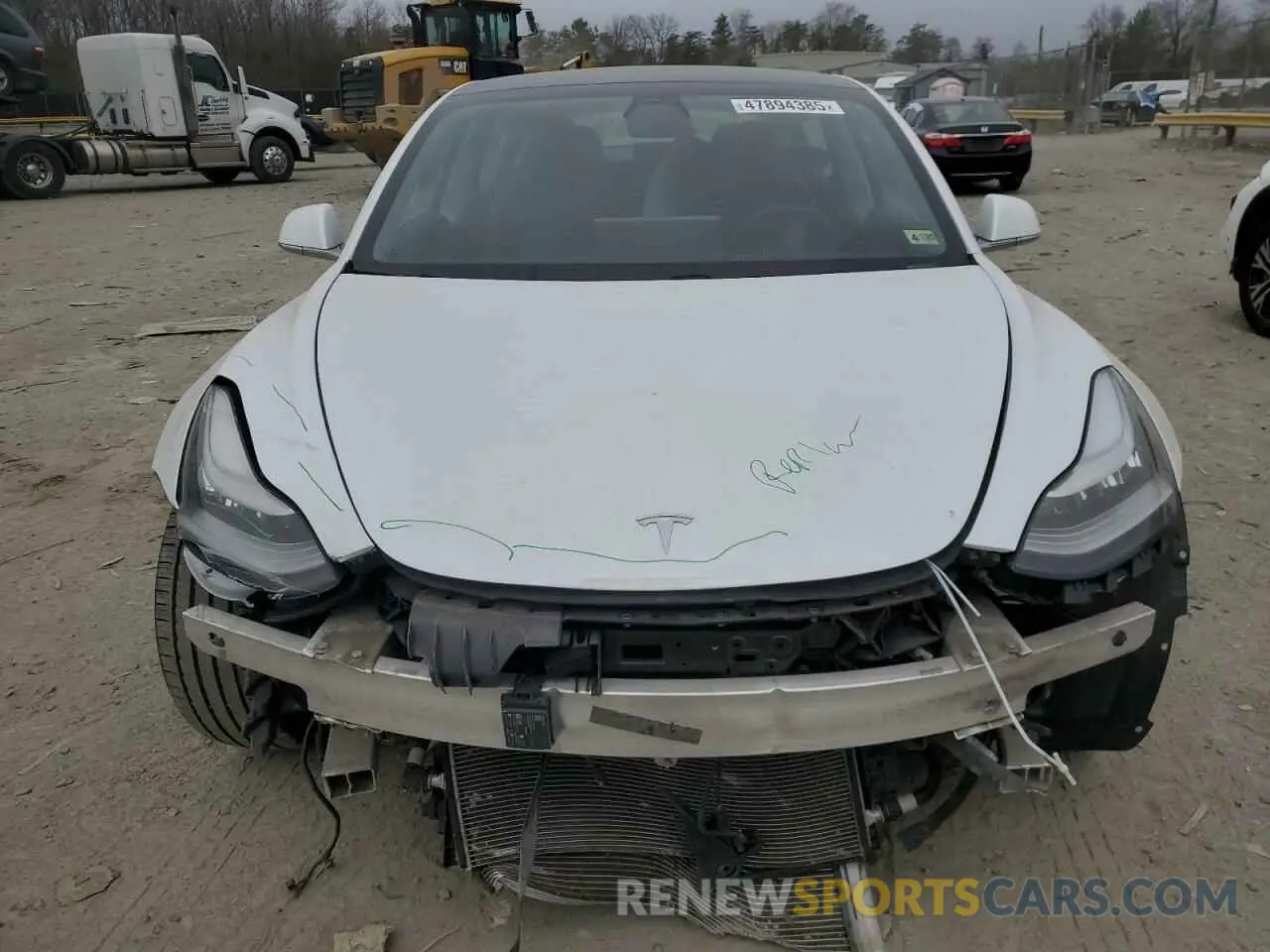 5 Photograph of a damaged car 5YJ3E1EA3LF785240 TESLA MODEL 3 2020