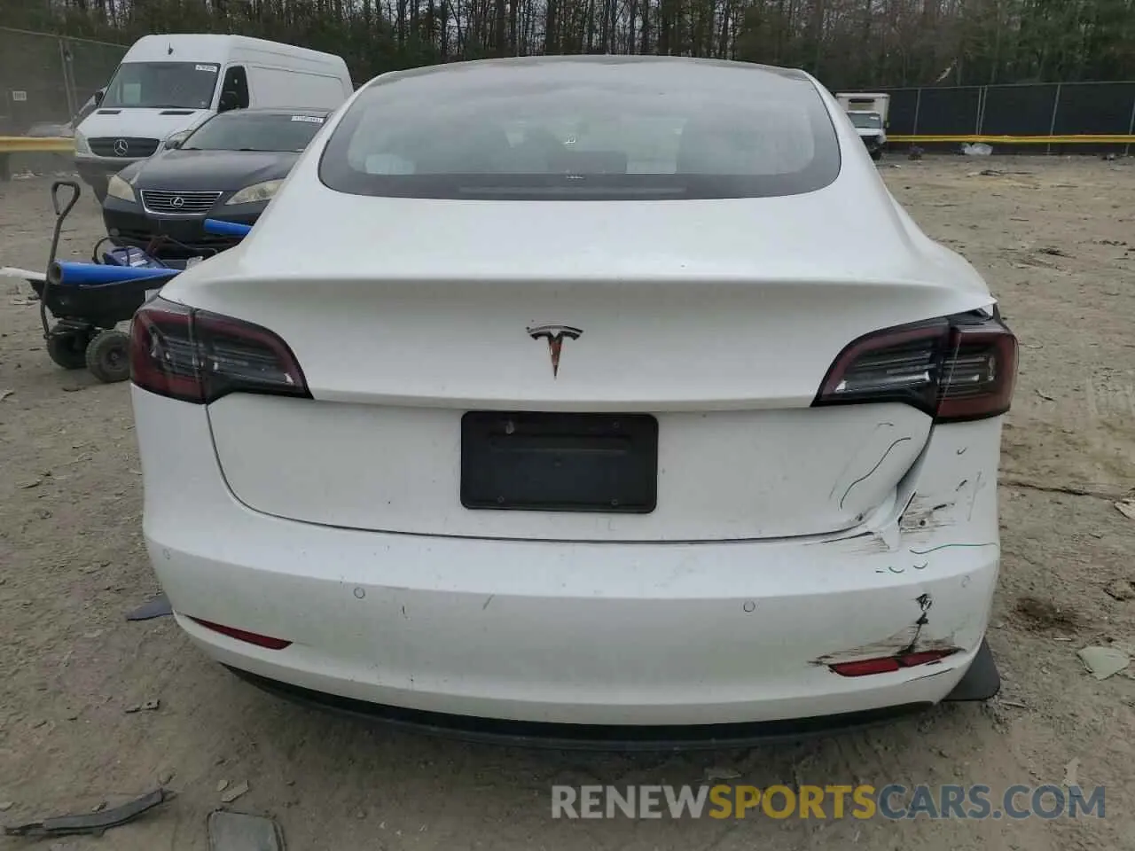 6 Photograph of a damaged car 5YJ3E1EA3LF785240 TESLA MODEL 3 2020