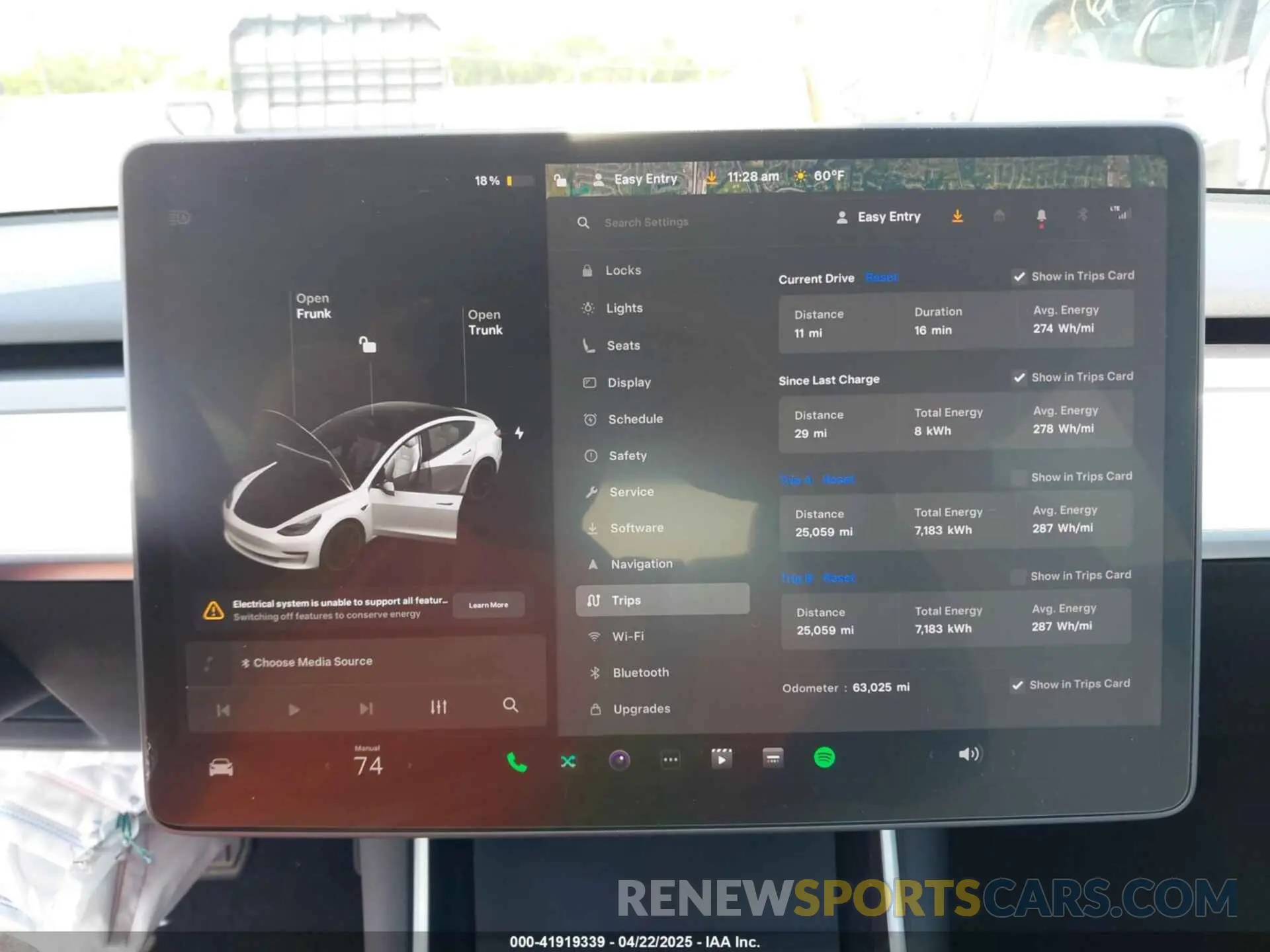 7 Photograph of a damaged car 5YJ3E1EA3LF785951 TESLA MODEL 3 2020