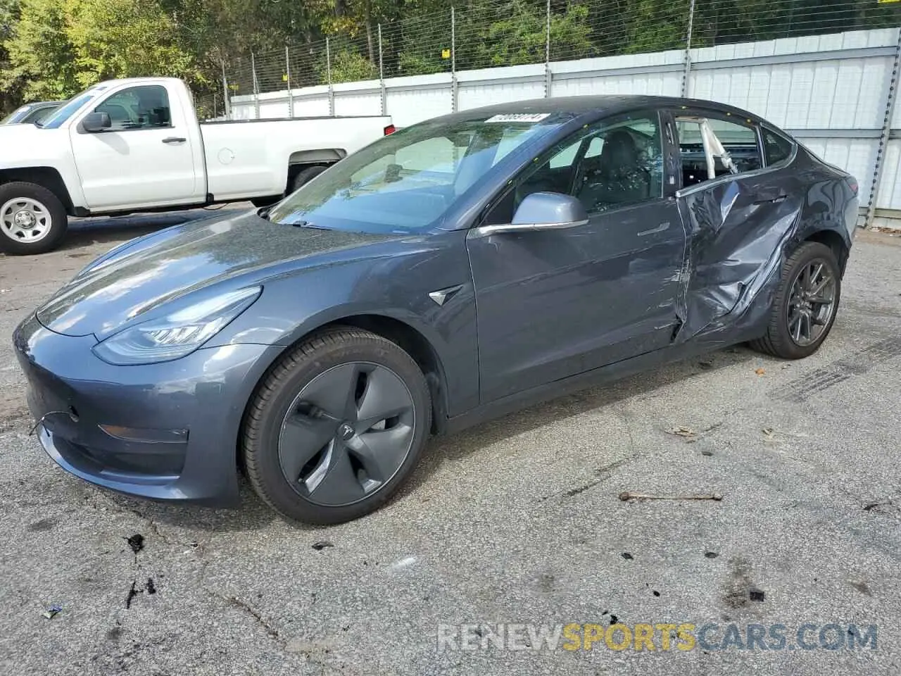 1 Photograph of a damaged car 5YJ3E1EA3LF792222 TESLA MODEL 3 2020