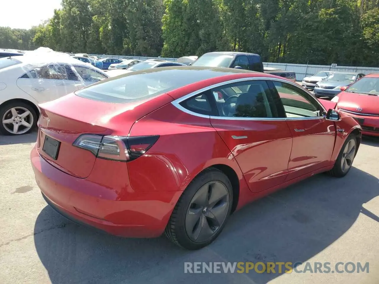 3 Photograph of a damaged car 5YJ3E1EA3LF792348 TESLA MODEL 3 2020