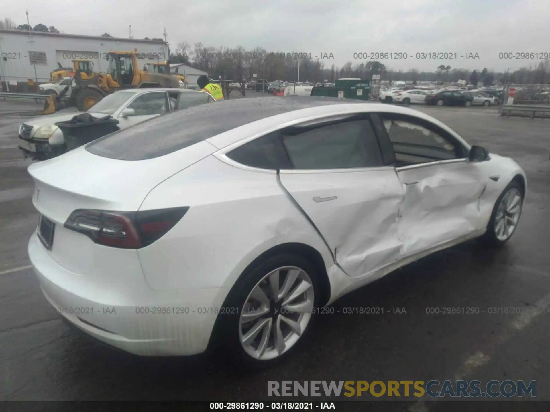 4 Photograph of a damaged car 5YJ3E1EA3LF793077 TESLA MODEL 3 2020