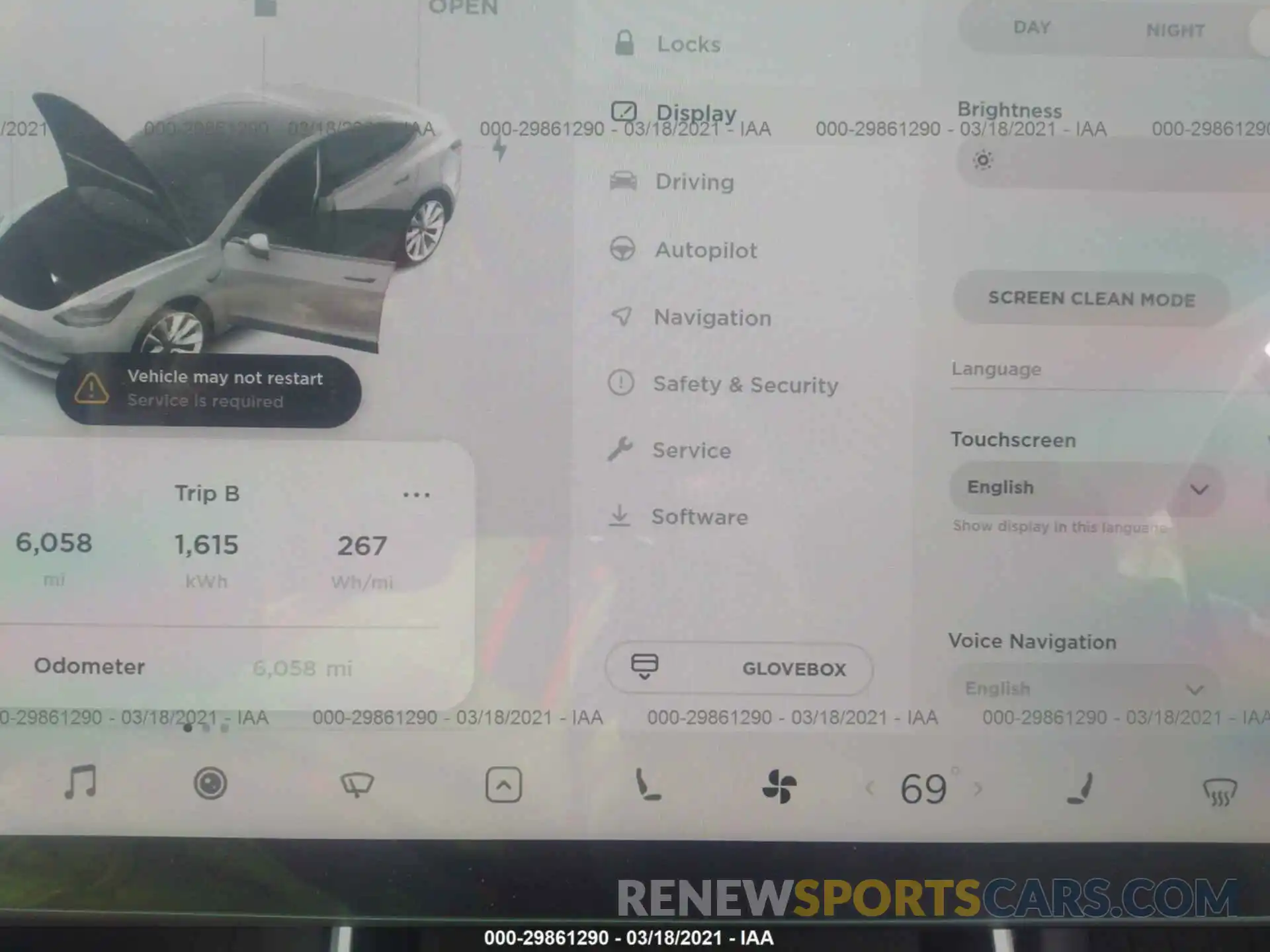 7 Photograph of a damaged car 5YJ3E1EA3LF793077 TESLA MODEL 3 2020