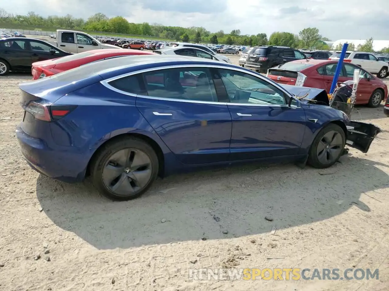 3 Photograph of a damaged car 5YJ3E1EA3LF796920 TESLA MODEL 3 2020