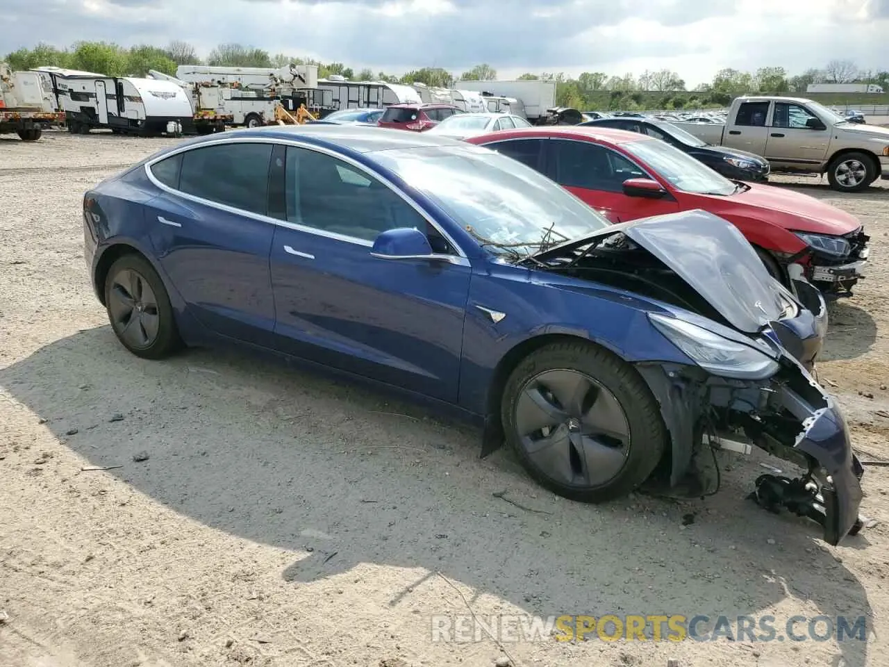 4 Photograph of a damaged car 5YJ3E1EA3LF796920 TESLA MODEL 3 2020
