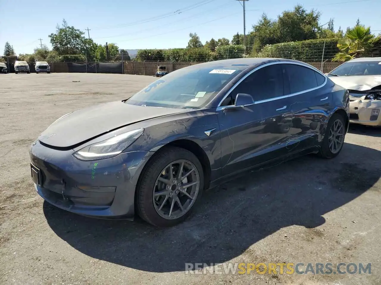 1 Photograph of a damaged car 5YJ3E1EA3LF798988 TESLA MODEL 3 2020
